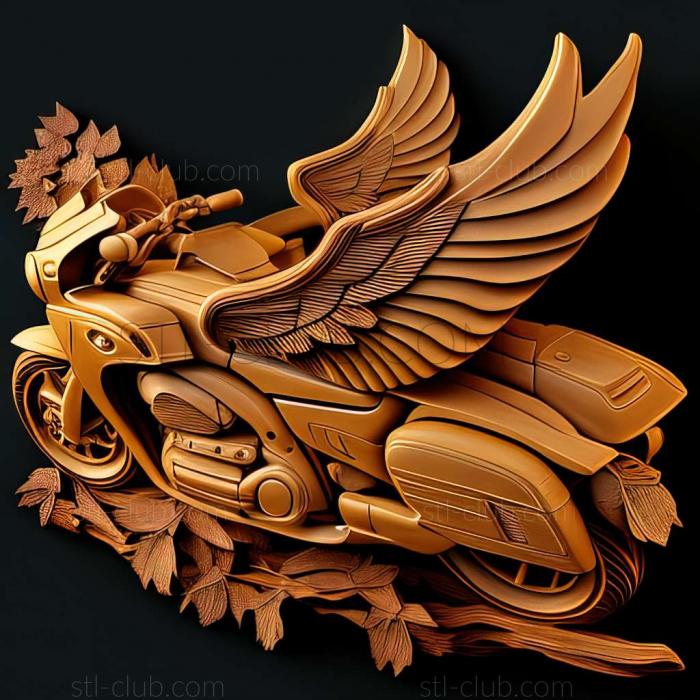 3D модель Honda Gold Wing SC68 (STL)